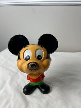 Classic Black & Yellow Mouse Character Kids Toy - Unbranded